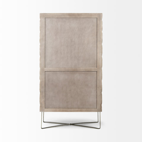 Excelsior II Light Brown Mango Wood Storage Cabinet -3