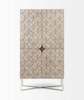 Excelsior II Light Brown Mango Wood Storage Cabinet -4