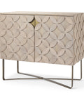 Excelsior Light Brown Mango Wood Accent Cabinet-1