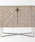 Excelsior Light Brown Mango Wood Accent Cabinet-2