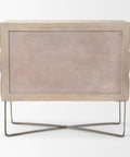 Excelsior Light Brown Mango Wood Accent Cabinet-4