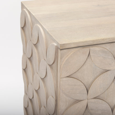 Excelsior Light Brown Mango Wood Accent Cabinet-7