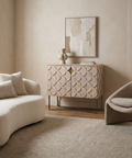 Excelsior Light Brown Mango Wood Accent Cabinet