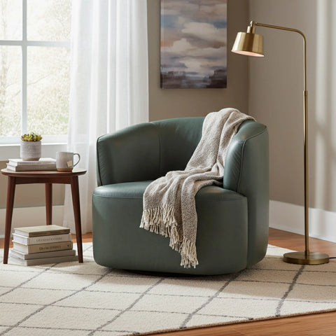 Fireside Deep Moss Swivel - Accent Chair LH
