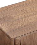 solid elm storage cabinet