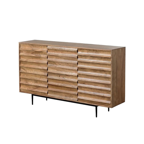 acacia wood sideboard cabinet
