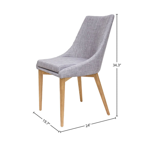 Fritz Light Grey - Dining Chair LH