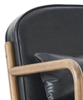 Fani Black Faux Leather Accent Chair-3
