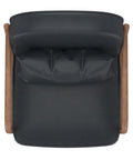 Fani Black Faux Leather Accent Chair-4