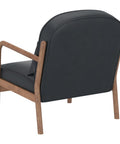 Fani Black Faux Leather Accent Chair-6