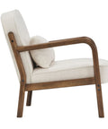 Fani White Boucle Accent Chair-3