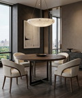 Faye 48" Medium Brown Mango Wood Dining Table 