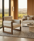 Ferguson Cream Performance Fabric Accent Chair