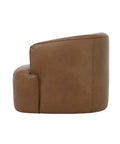 Fireside Antique Sienna Leather Swivel Accent Chair-2