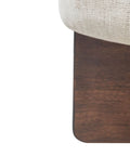 Francesca Oatmeal Fabric Stool-2
