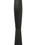 Francine Matte Black Mango Wood Floor Lamp -3