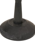 Francine Matte Black Mango Wood Floor Lamp -4