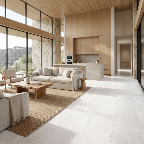 grey concrete floor tile