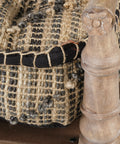 Fullerton II Striped Jute Bench-5
