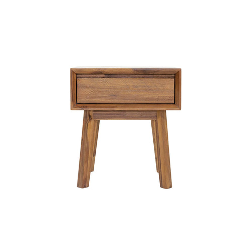 Gia One Drawer Pecan - Nightstand LH