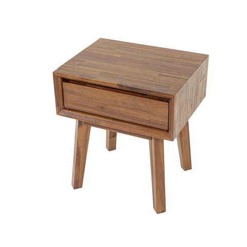 Gia One Drawer Pecan - Nightstand LH