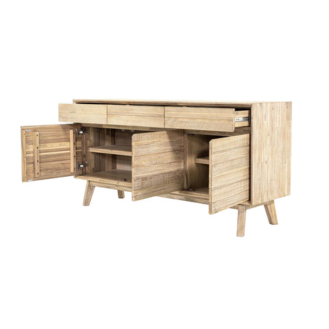 light driftwood sideboard cabinet