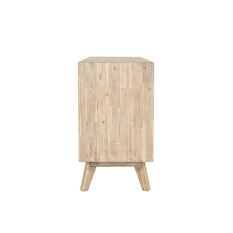 solid acacia wood storage cabinet