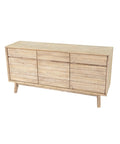 solid acacia wood storage cabinet