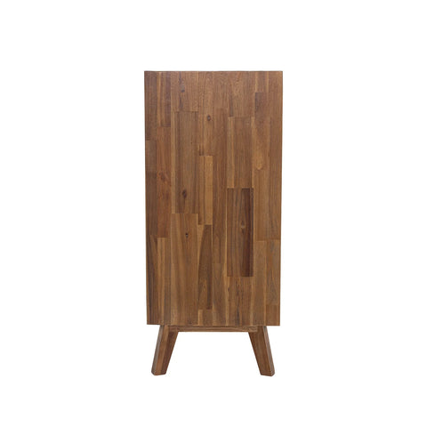 Gia Pecan Five Drawer - Dresser LH
