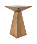 Garnett Light Brown Mango Wood End Table-1