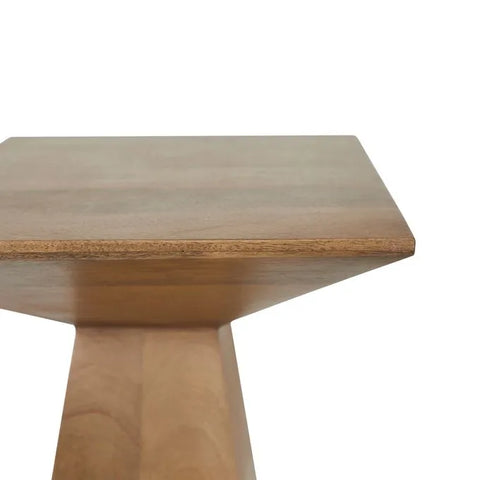 Garnett Light Brown Mango Wood End Table-4