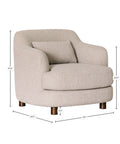 Generation Beige Fabric Accent Chair-4