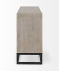Genevieve I Light Brown 3-Drawer Accent Cabinet-3