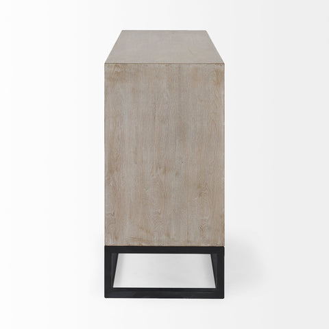 Genevieve I Light Brown 3-Drawer Accent Cabinet-3