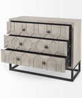 Genevieve I Light Brown 3-Drawer Accent Cabinet-4
