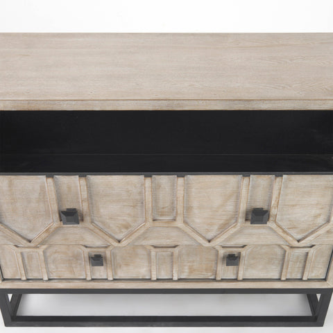 Genevieve I Light Brown 3-Drawer Accent Cabinet-6