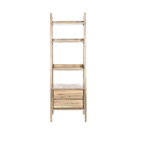 Gia Driftwood Solid Acacia Wood Modular Bookcase-2