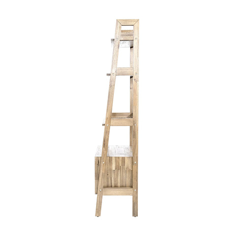 Gia Driftwood Solid Acacia Wood Modular Bookcase-4