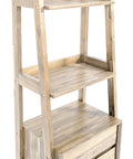 Gia Driftwood Solid Acacia Wood Modular Bookcase-5