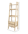 Gia Driftwood Solid Acacia Wood Modular Bookcase-7