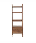 Gia Pecan Solid Acacia Wood Modular Bookcase-2