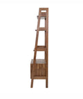 Gia Pecan Solid Acacia Wood Modular Bookcase-4