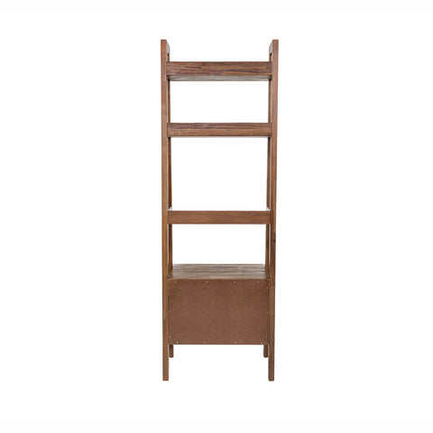 Gia Pecan Solid Acacia Wood Modular Bookcase-5