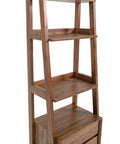 Gia Pecan Solid Acacia Wood Modular Bookcase-6