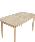 Gia Solid Acacia Extendable Dining Table-6