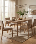 Gia Solid Acacia Extendable Dining Table
