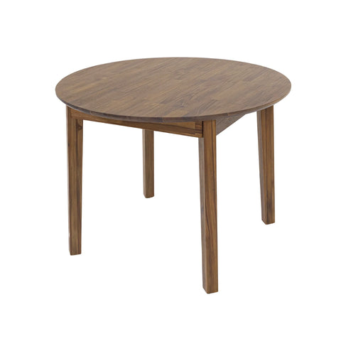 Gia Solid Acacia Wood Round Dining Table-4