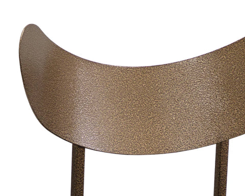 Gibson Black Modern Leather Counter Stool-5