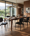 Gideon Black Modern Faux Leather Dining Chair 