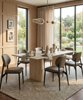 Gideon Stone Modern Faux Leather Dining Chair 